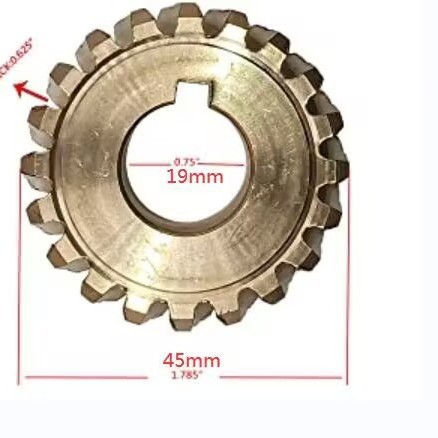 20 Teeth Worm Gear Suitable for Snow Sweeper 917-04861 20t 717-04449 717-04861 717-0528