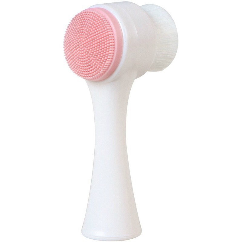 Face Wash and Rub Face Artifact Facial Cleansing Instrument Facial Manual Brush Silicone Double-Sided Face Wash Massage Cleansing Artifact Deep Cleansing