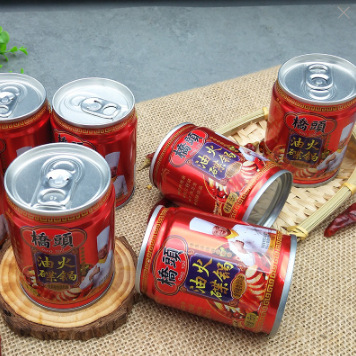 Qiaotou Chongqing authentic hot pot string oil dish 65ml canned dried chili noodles commercial hot pot partner hot pot dipping sauce