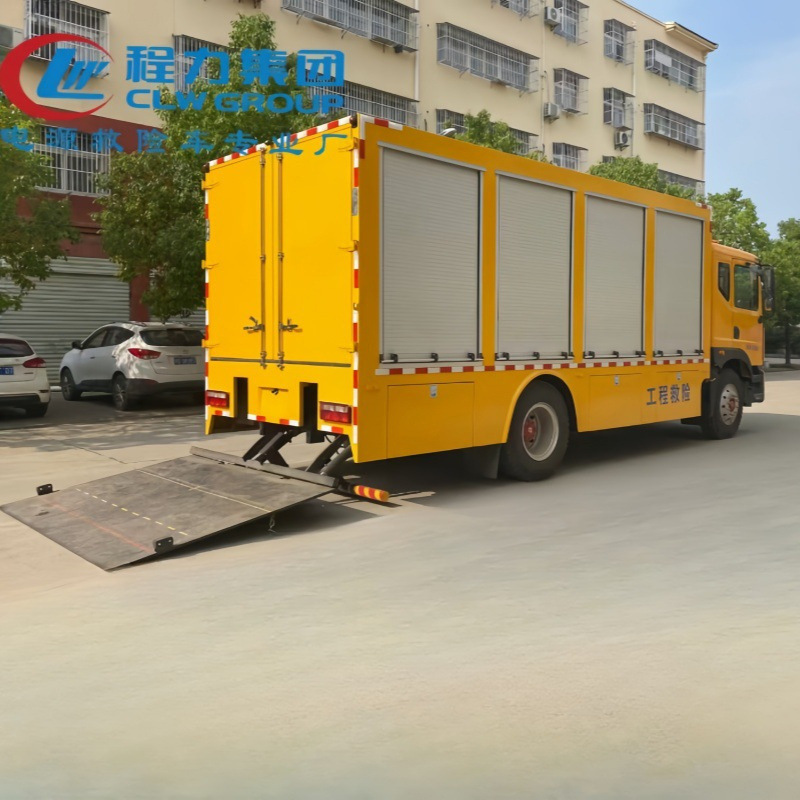 Автомобиль для экстренного электроснабжения, мобильный источник питания, городской экстренный спасательный автомобиль марки Dongfeng, автомобиль для инженерного спасения