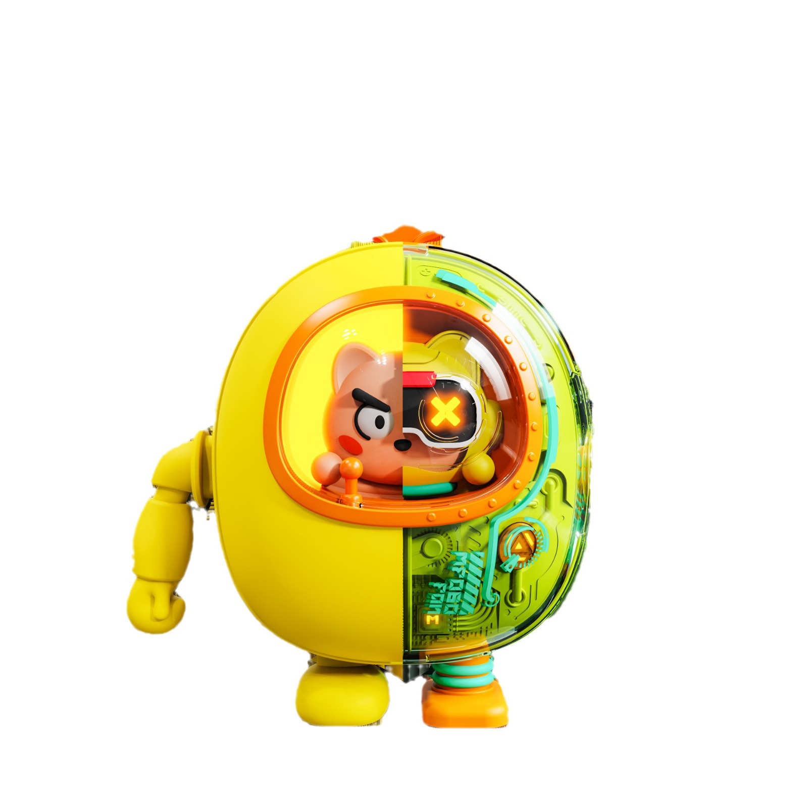 New Mecha Fan Household Convenient Rechargeable Three-Speed Wind Adjustment 900 Mah Power Supply Factory Wholesale