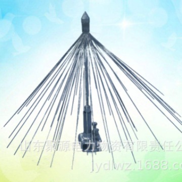 Power Line Anti-Bird Spikes, Bird Repellent Spikes, Optical Cable Protection Fittings, Steel Wire Anti-Bird Spikes 25*60