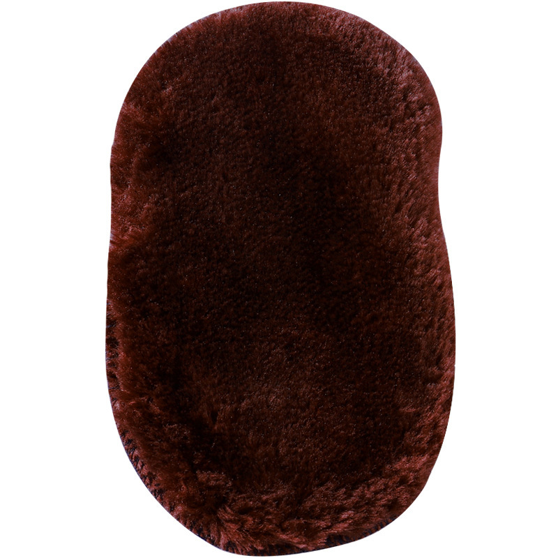 Plush Shoe Shine Cloth, Faux Wool Shoe Shine Glove, Shoe Polish Polishing Cloth, Portable Shoe Shine