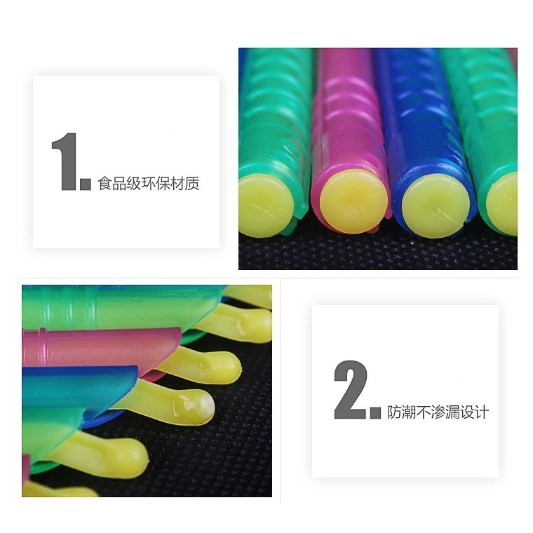 Food plastic sealing Rod bag sealing and sealing insurance bulk food preservation lock bar 23cm