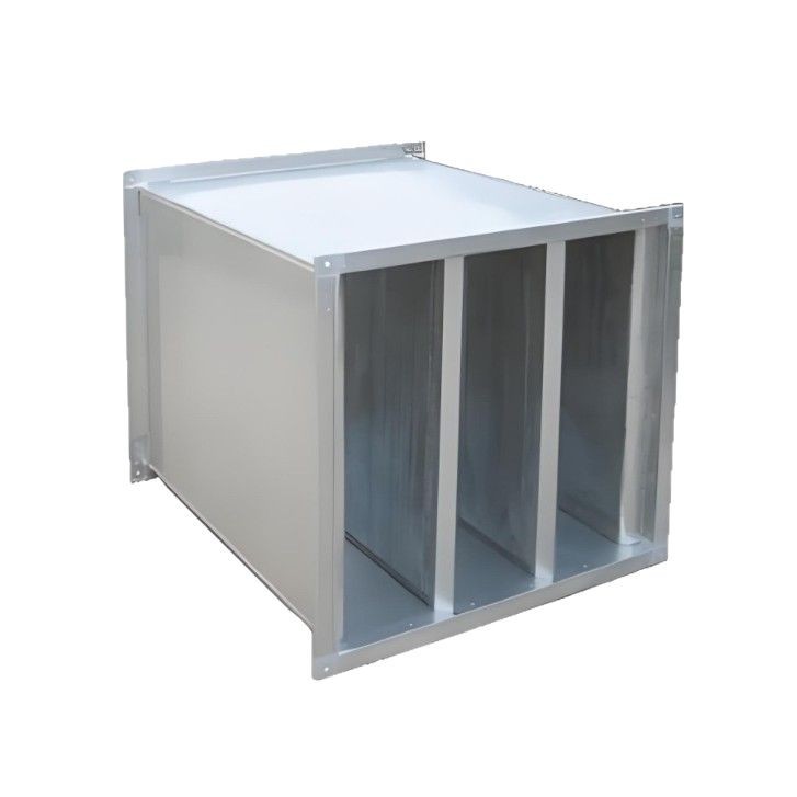 Factory Direct Supply Muffler Static Pressure Box Industrial Galvanized Impedance Composite Microporous Plate Stainless Steel Muffler