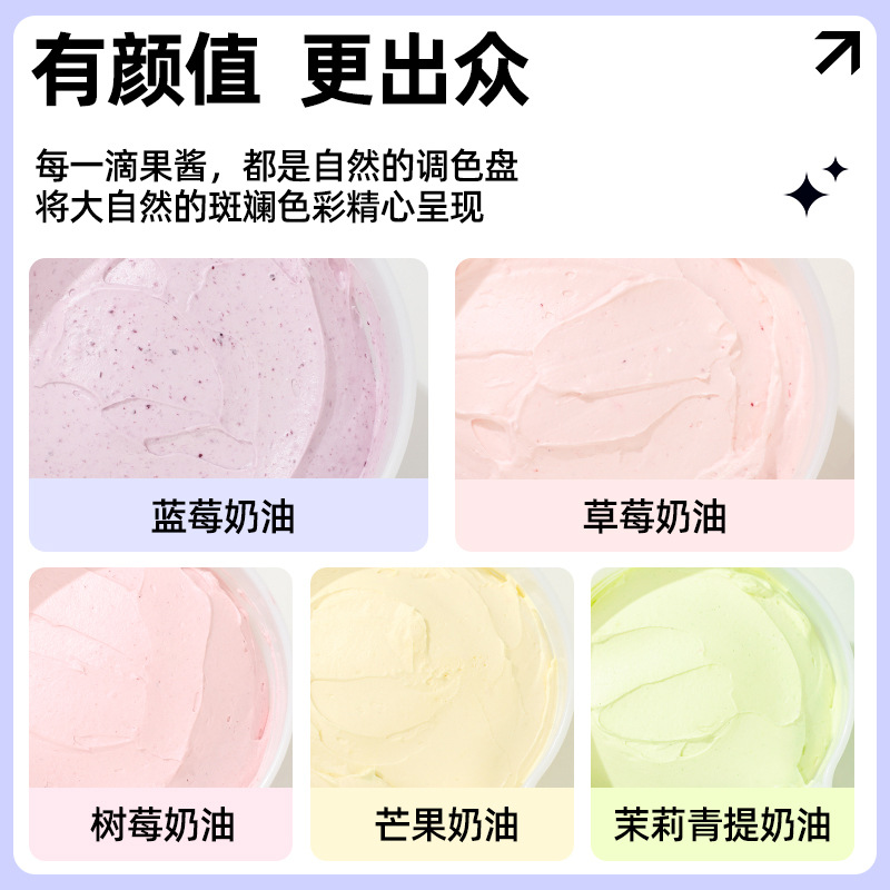 Strawberry Blueberry Mango Raspberry Green Commercial Small Package Bread