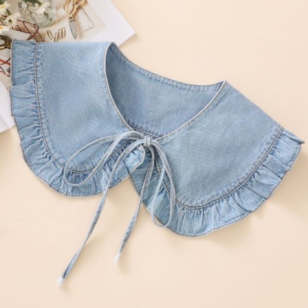 Women's Fake Collar Sweater Collar Shirt Collar Beaded Collar Customization