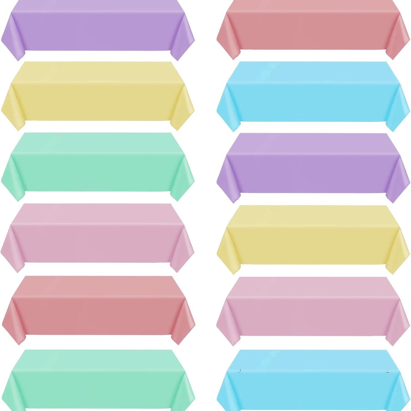 Одноразовая скатерть для вечеринки, однотонная, новый материал, 15 лет опыта производства