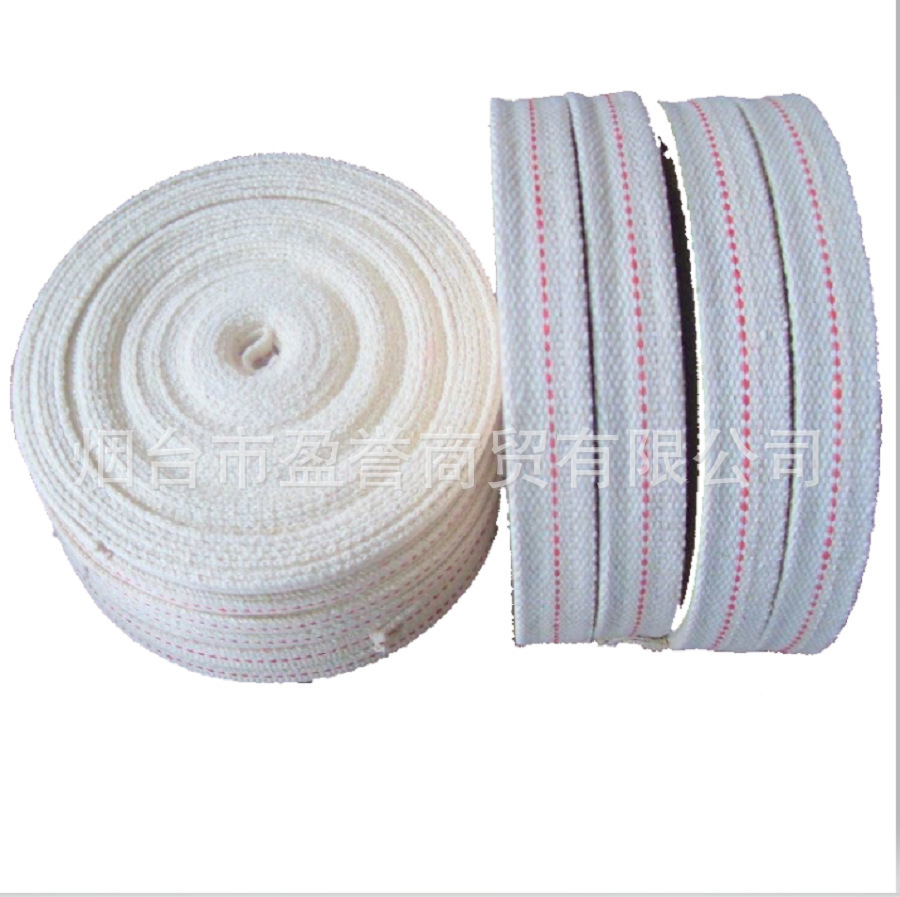 Широкая красная нить 1-2.2см для домашней керосиновой лампы, специальная качественная вата, цена за метр