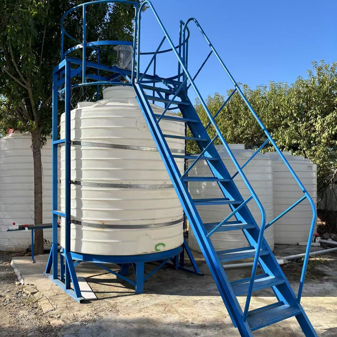 Pe Water Tank 20 Tons Thickeneded Water Reducing Agent Barrel 15 Tons Food Grade Water Storage Barrel 10 Tons Vertical Plastic Water Tower Water Storage Tank