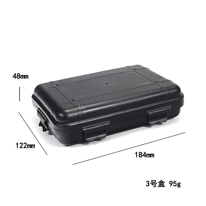 Flashlight universal plastic box can be used as LOGO stickers foreign trade gift box product packaging protection box with lanyard