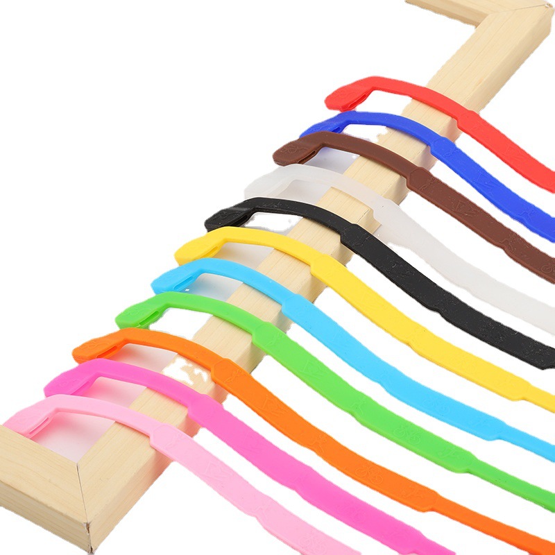 Silicone Glasses Strap Glasses Strap Anti-slip Elastic Sports Silicone Lanyard Glasses Accessories