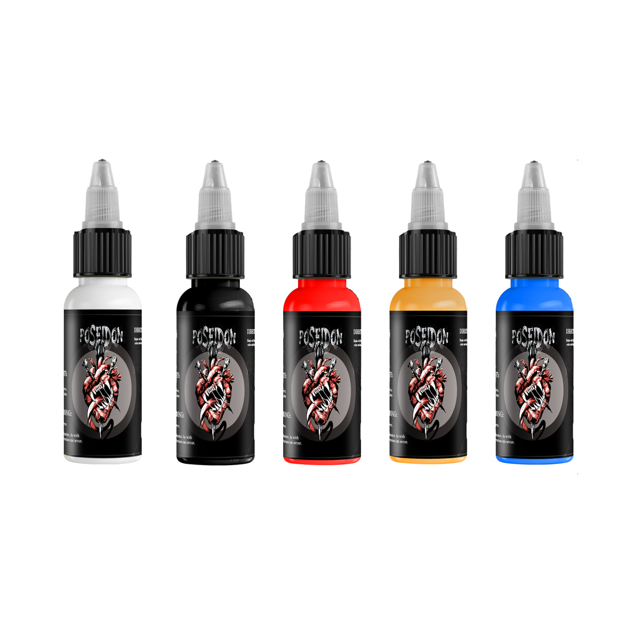 Tattoo Color Poseidon Tattoo Color Bright Color 30ml Tattoo Ink Set for Tattoo Cross-Border