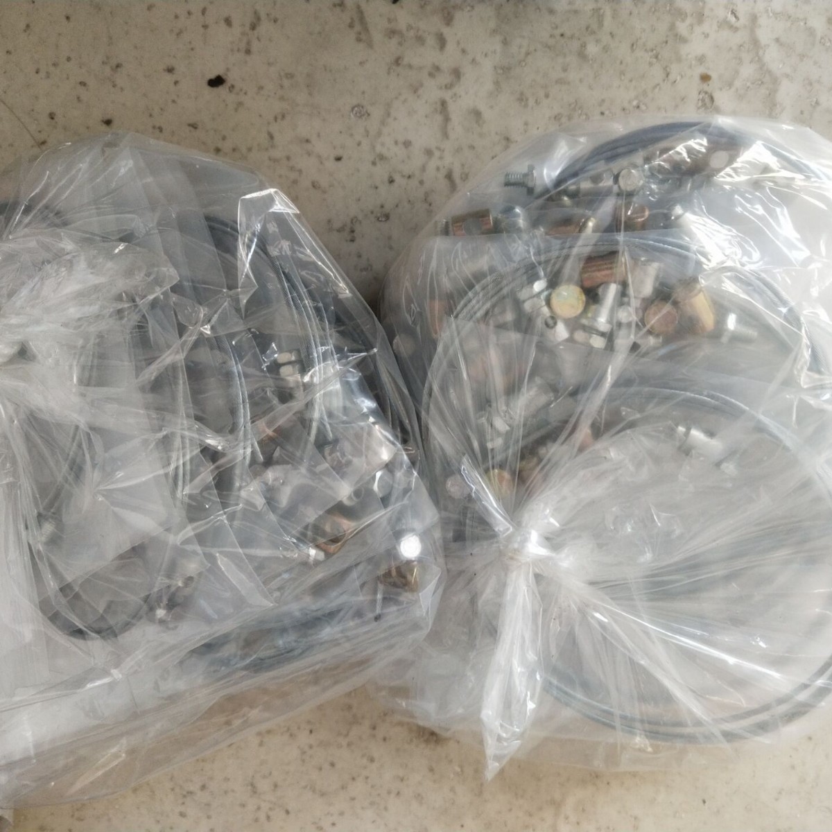 Motorcycle Emergency Throttle Cable 9-piece Set + 8 Multi-nut Sleeve Motorcycle Electric Vehicle Cable