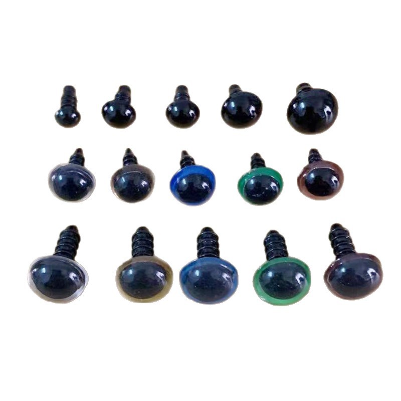Cross-Border Supply Simulation Plastic Crystal Doll Art Eye Animal Toys Colorful Eyes Animal Eye Beads