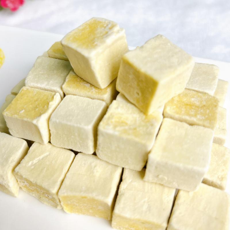 Freeze-Dried Durian Cubes Manufacturer Bulk Wholesale Thai Casual Large Snacks Wholesale Internet Celebrity Popular Freeze-Dried Dried Fruits