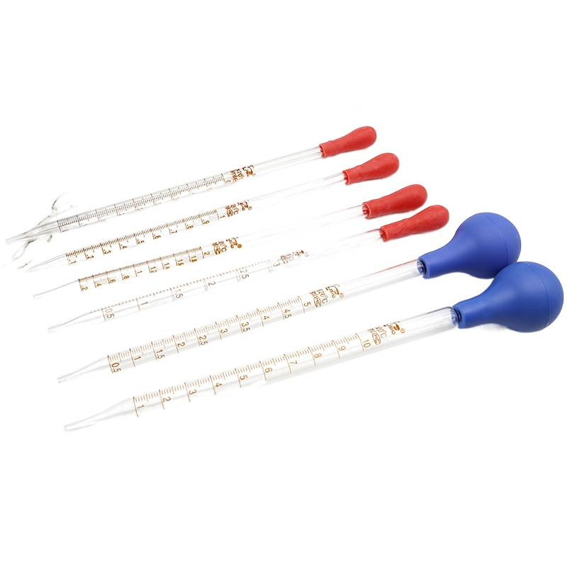 Plastic Tip Dropper Glass Graduated Dropper 1 2 3 5 10ml Laboratory Pipette Disposable Plastic Straw