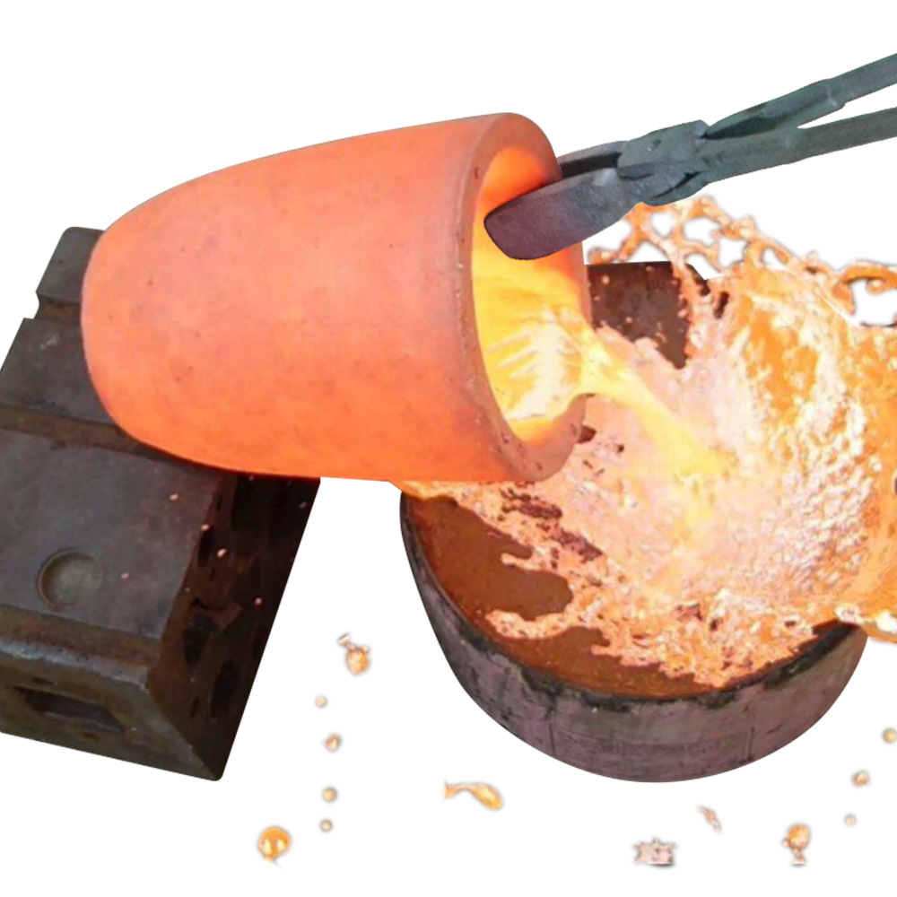 Graphite Crucible, Silicon Carbide Graphite Crucible, Small Liquefied Metal Melting Furnace Gas Melting Metal