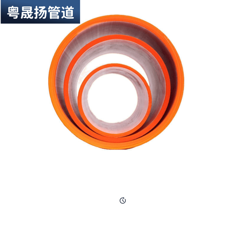 Hdpe Communication Pipe Dn160*5.5Mm White Pe Power Pipe New Material Non-Excavation Hdpe Three-Layer Silent Pipe