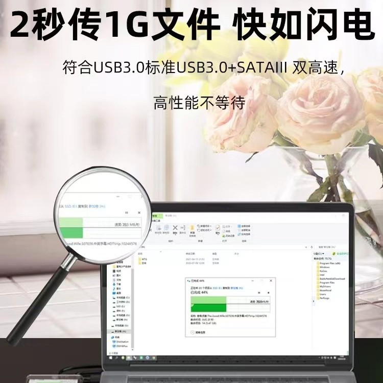 2.5inch Mobile Hard Drive Box Abs Plastic Sata Serial Port Usb3.0 Notebook Solid State Drive Ssd Tool-Free