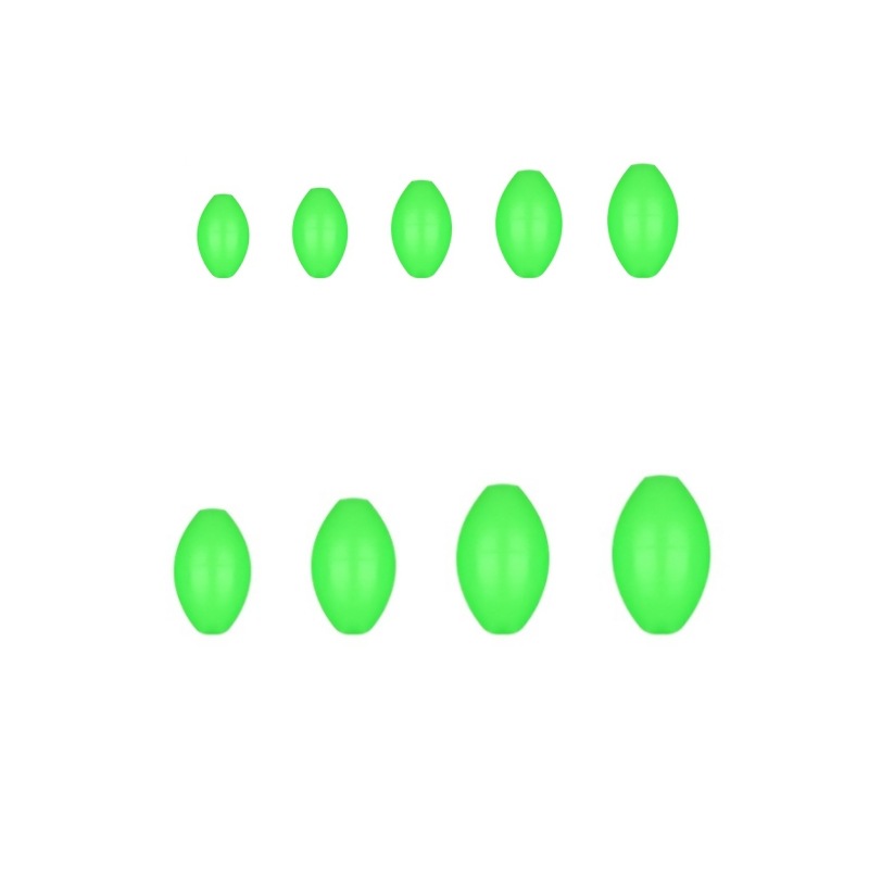 400/900 pieces bait olive beads fluorescent night light plastic fish bait beads suit with anti-collision beads
