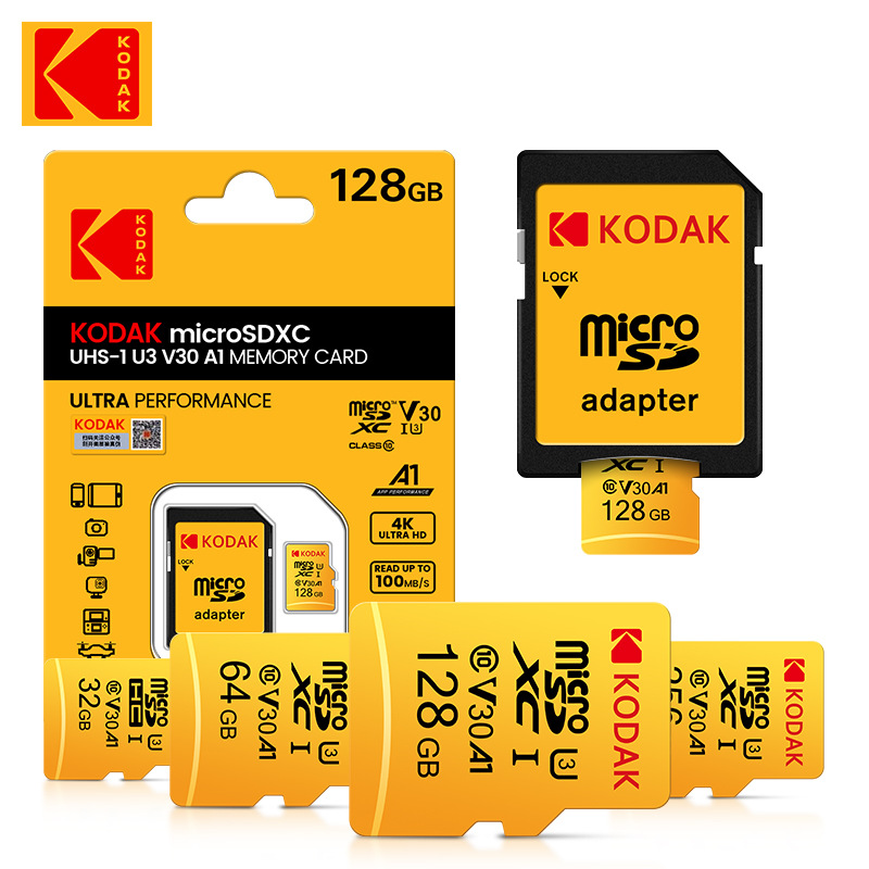 Wholesale Kodak/Kodak TF Card 256G Memory Card U3 4K HD CarLog Monitoring Memory Card