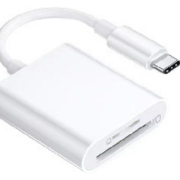 Typec Card Reader Two-in-One Reading Memory Card TF/SD Card Suitable for Apple Mobile Phone U Disk Reading Conversion Line