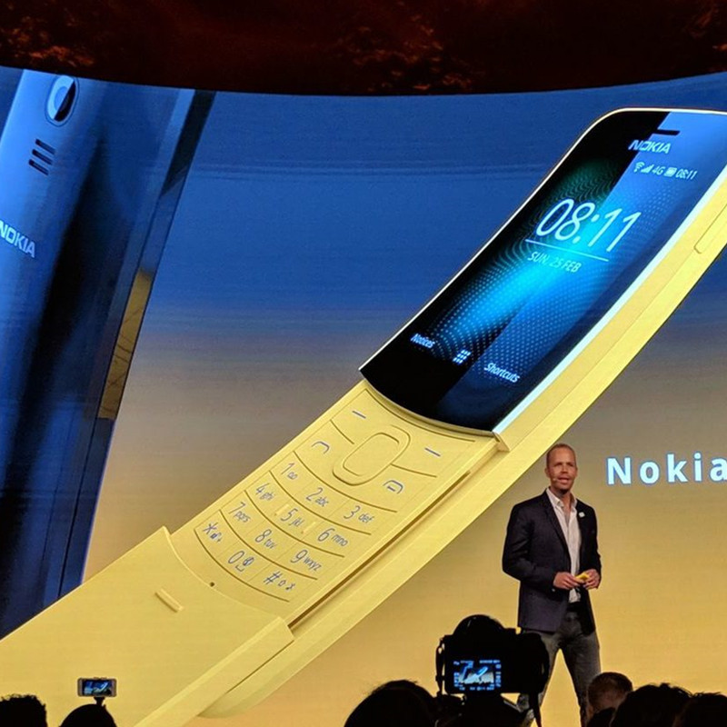 Recommended 4g Full Netcom Genuine Original 8110 Inventory Mobile Phone Slider Model Suitable for Cross-Border Export Languages