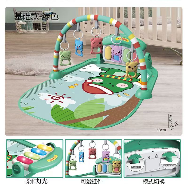 Lie down and Play 2 Steps 3-6 Months 0-1 Years Old Toy Pedal Piano Baby Fitness Stand Newborn Toddler 4 Female Baby 5