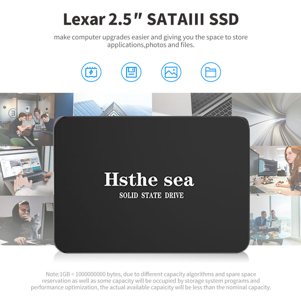 Ssd Solid State Drive 128G256G 2.5inch Sata3 Notebook Desktop Hard Drive 512G1T Export Cross-Border