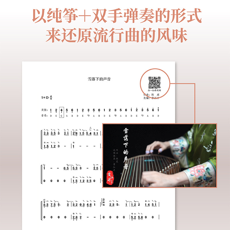 Popular Guzheng Solo Tutorial by Cui Jianghui: Professional Tutorial for Beginners with 54 High-Definition Teaching Videos