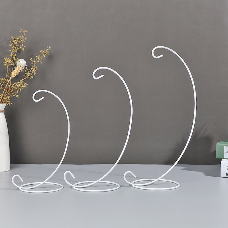 Micro Landscape Hanging Basket Bracket Iron Hook Bracket Micro Landscape Ecological Bottle Hanger Plant Hook Bottle Iron Rack
