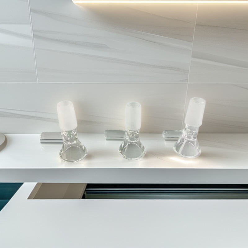 Cross-Border Wholesale 14Mm19Mm Glass Pipe Glass Cigarette Holder Filter Thick, Medium and Fine Various Accessories Creative and Novel