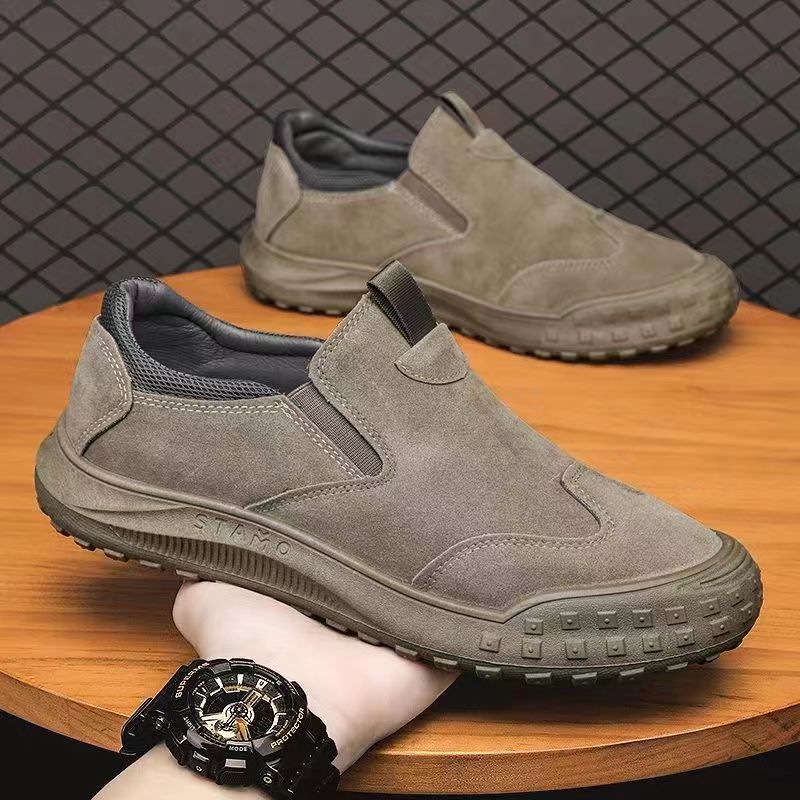 2024 New Arrival Labor Protection Shoes Men's Low-top Waterproof Shoes Men's Outdoor Non-slip Wear-resistant Casual Breathable Work Shoes for Hair