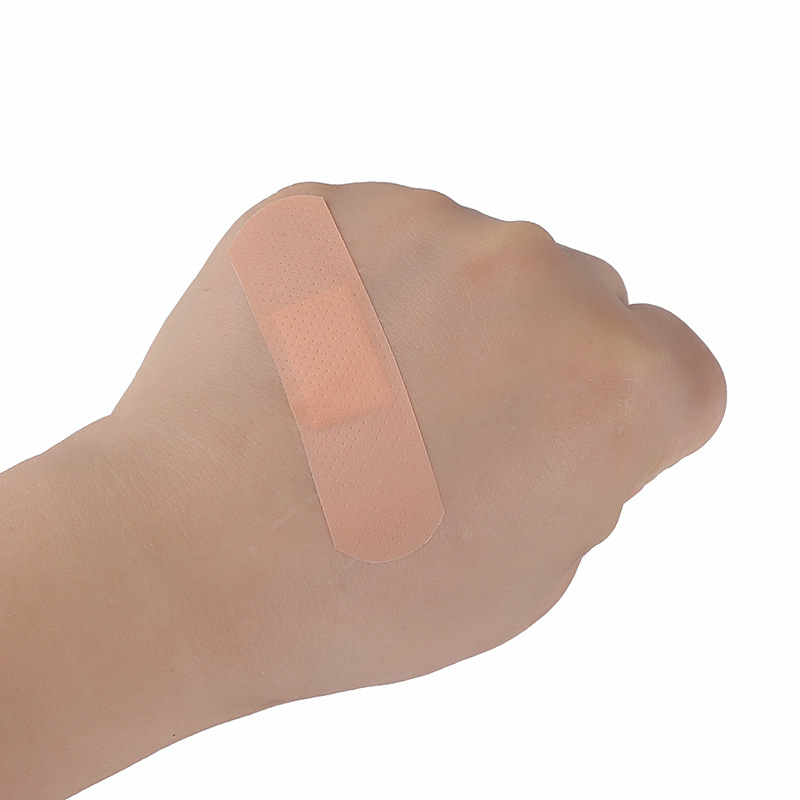 Cross-border Hot Selling Band-Aid Accessories First Aid Kit Accessories Foreign Trade English Band-Aid Waterproof Breathable PE Hemostasis