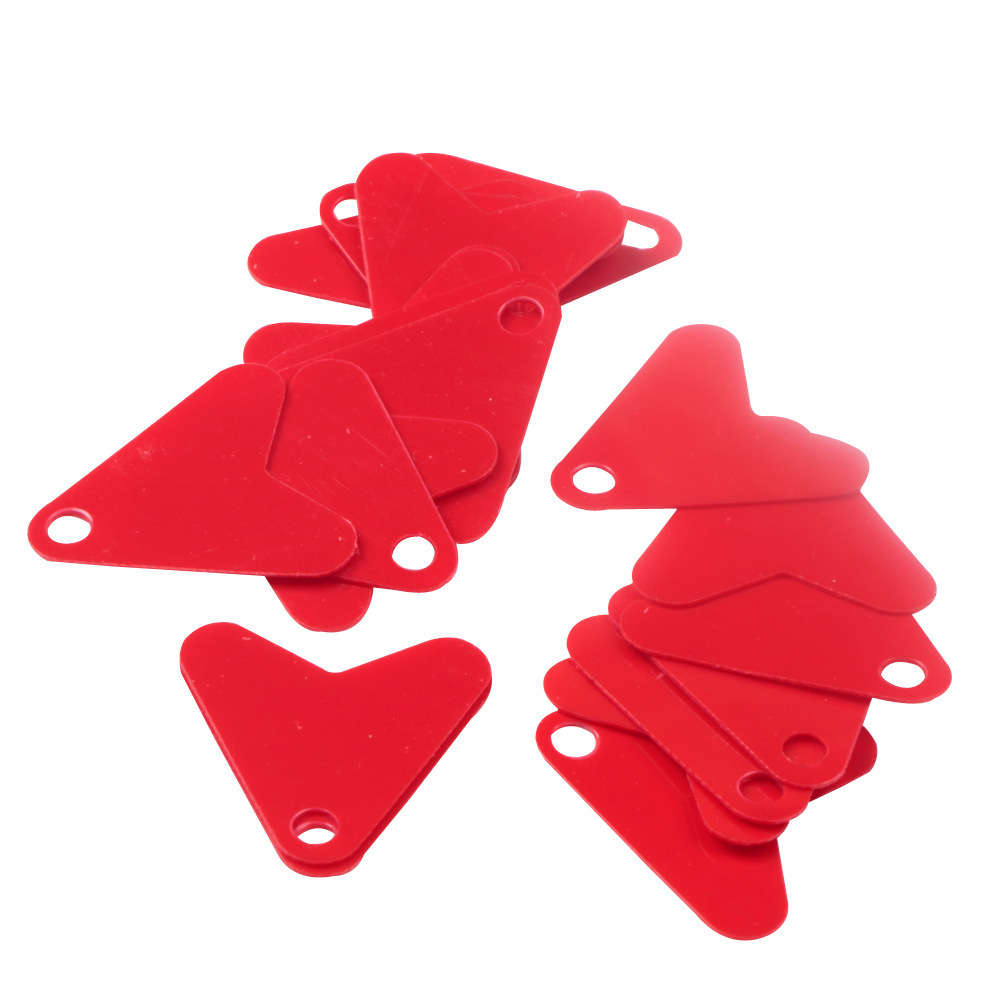 Luya bait accessories small red heart piece plastic fishtail fake bait sequins with sequins increase the temptation to fish