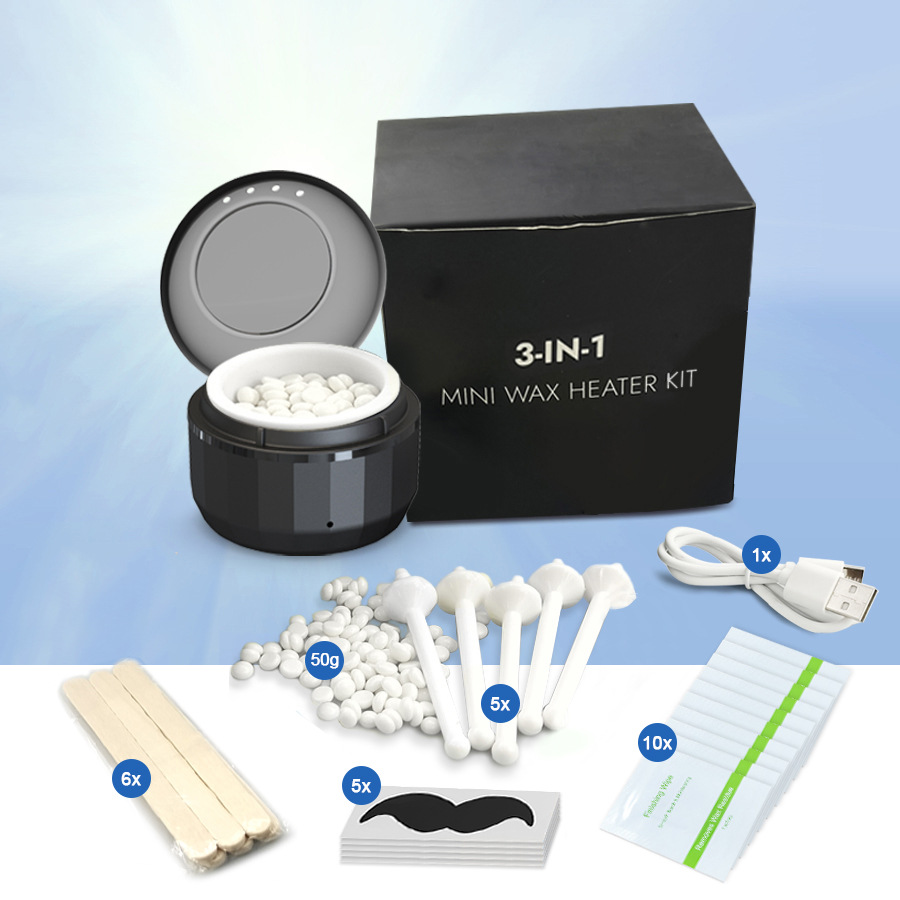 Mini Hair Removal Wax Melting Tool Set Suitable for Nostrils and Ears Amazon Best Selling Compact and Lightweight Hair Removal Wax Machine