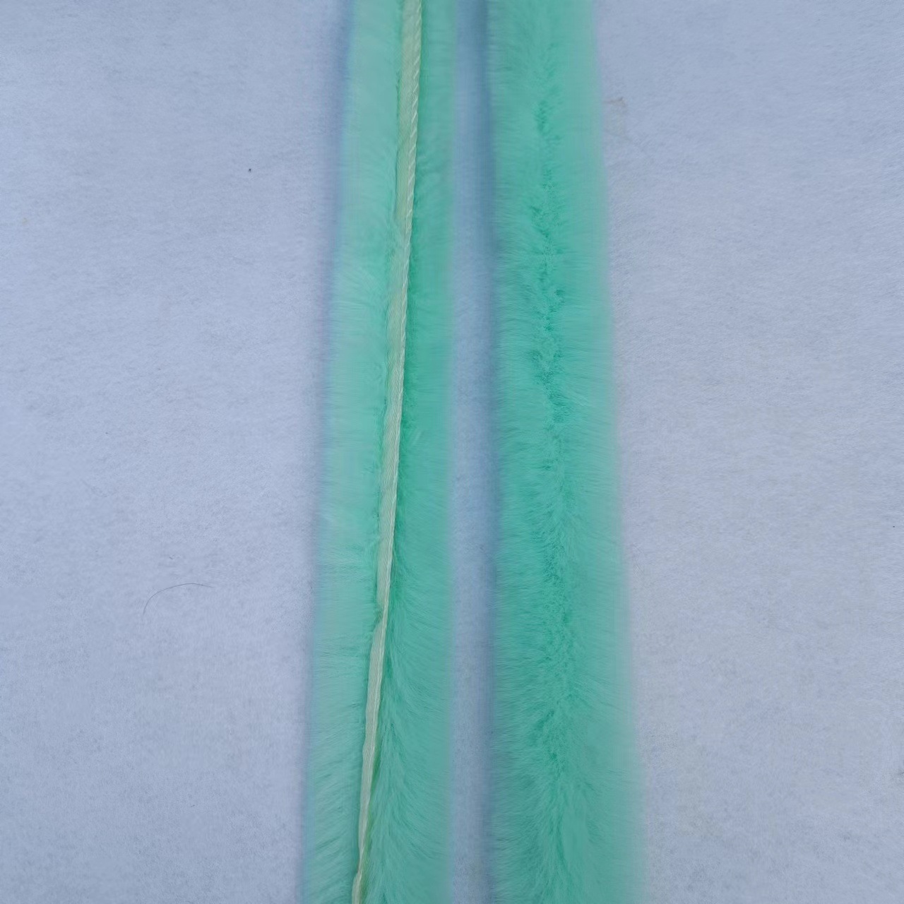 in stock wholesale wool top imitation rex rabbit wool top artificial wool top Tang suit Han clothing rough edge clothing hat strip