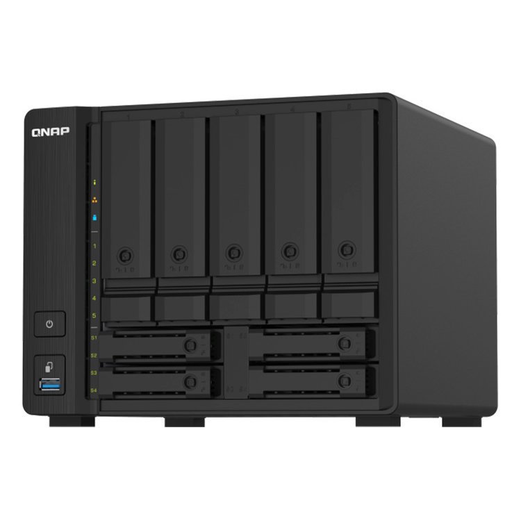 Qnap Qnap Ts-932Px-4G Nine-Bay Enterprise-Class Nas 10Gbe + 10Gbe 2.5Gbe High Speed
