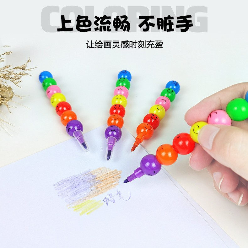 Sugar gourd color crayon 7 color gourd pencil expression graffiti painting crayon student stationery wholesale manufacturers