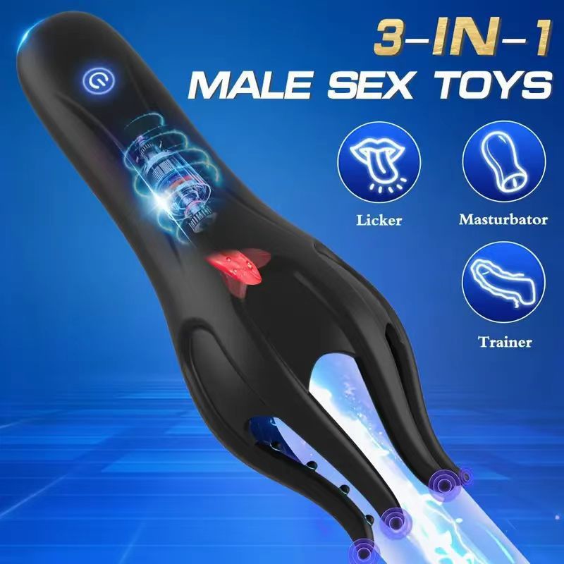 New Product Magic Claw Penis Massage Trainer for Men, Multi-Frequency Vibration Masturbation Cup, Adult Sex Toy