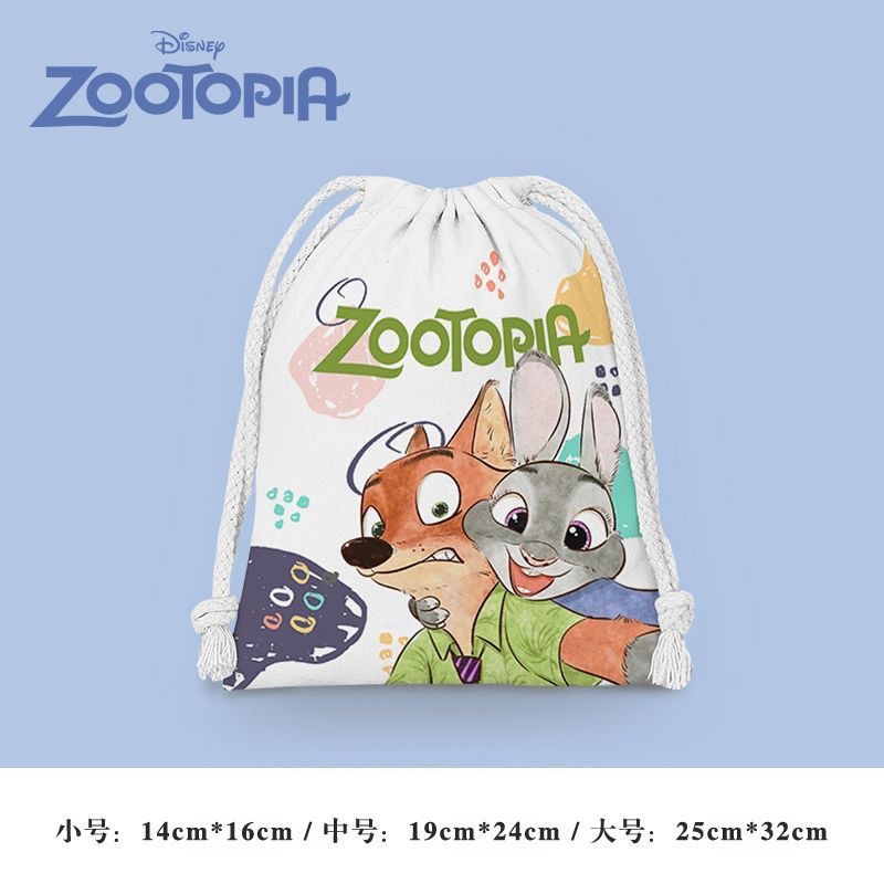 Сумка для хранения мелочей сdrawstring Zootopia, портативная туалетная сумка, косметичка