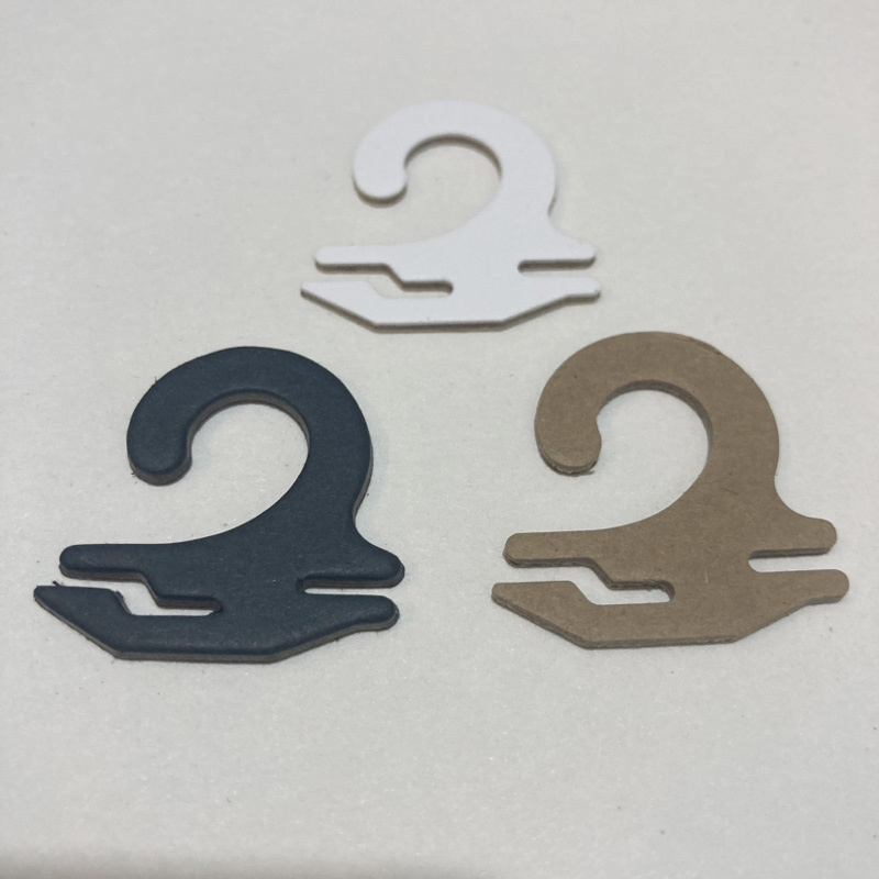 Recyclable degradable kraft paper hooks socks socks hooks environmental protection recycled paper towel gloves hooks manufacturers