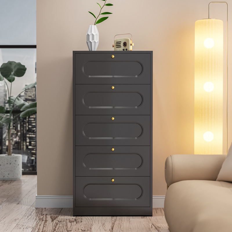 Steel Metal Children's Bedside Table Mother and Baby Supplies Storage Drawer Cabinet Baby Sideboard Multi-Dustproof Formaldehyde-Free