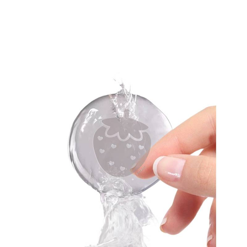 Door Handle Anti-Collision Sticker Silicone Silent Pad Refrigerator Door Sticker Door Stopper Anti-Collision Cabinet Door Particle Wall Sticker