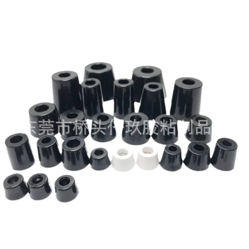 Rubber Machine Foot Pads, Rubber Foot Pads, Tapered Machine Foot Shock-Absorbing Pads, Chassis Pvc Pads, Table and Chair Non-Slip Mute