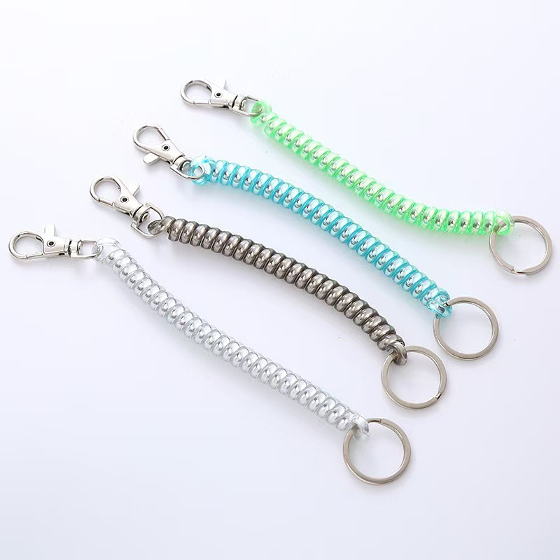В наличии антиутечка телефонный ключ-цепочка тпу пластиковая пружинная эластичная веревка для мобильного телефона цветная пружинная веревка