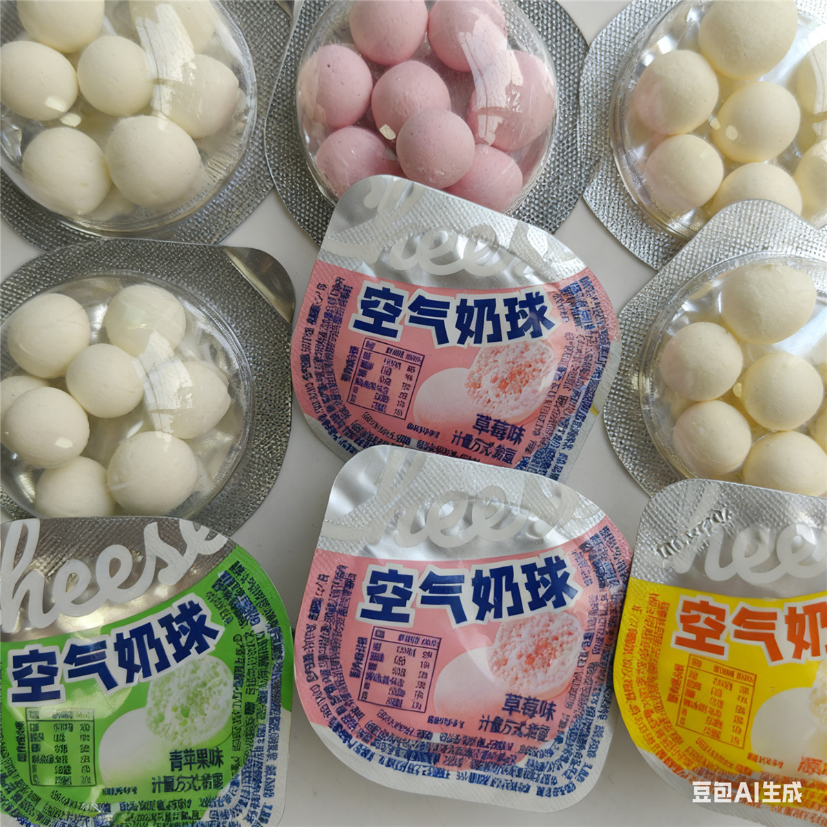 Air Milk Ball Milk Foam Original Flavor Inner Mongolia Specialty Milk Crisp and Delicious Dairy Products Kidsren's Snacks Milk Flavor