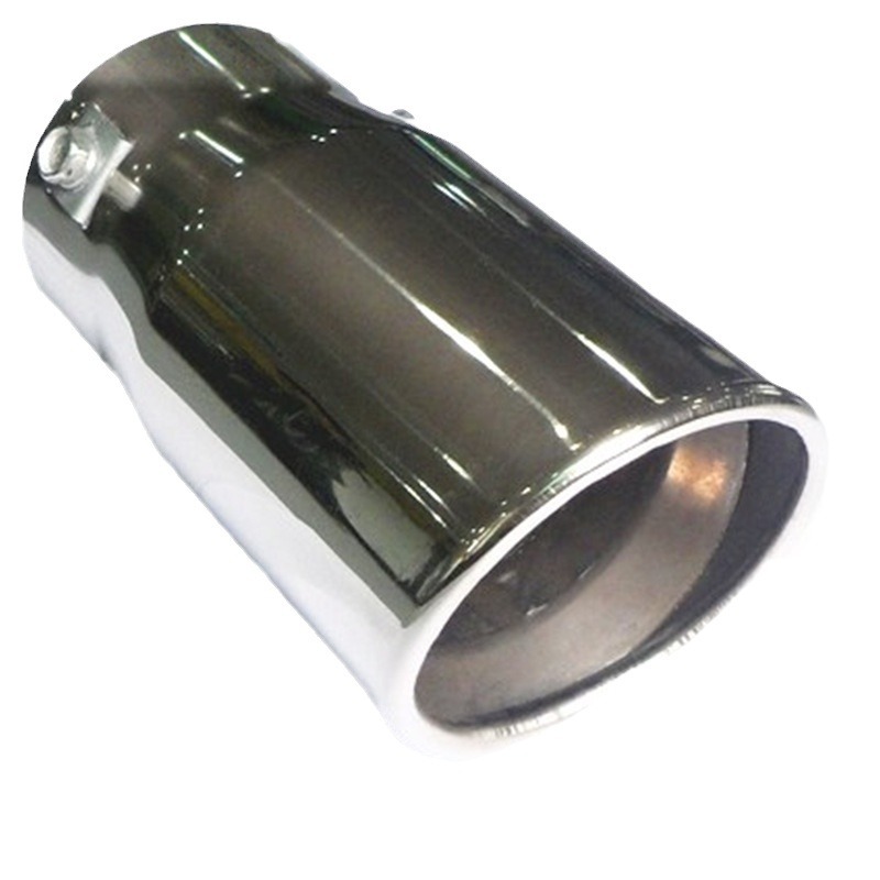 A6 car tail throat car exhaust pipe oblique mouth car stainless steel tail throat decoration applicable