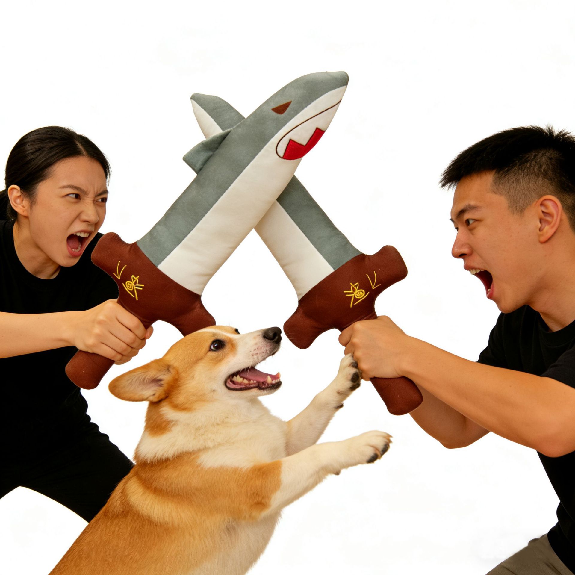 Забавная акула, говорящая игрушка, милый плюшевый подарок на день рождения